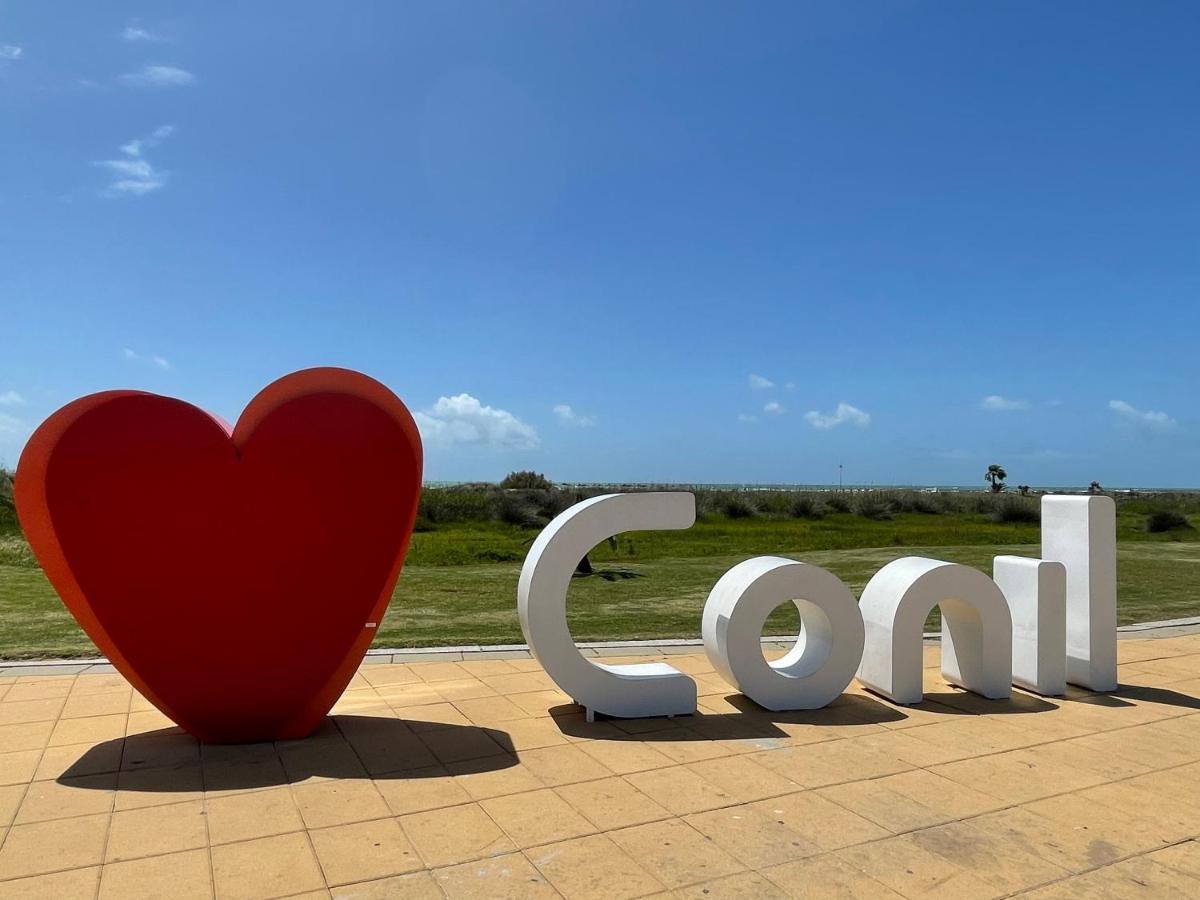 Atico Premium Conil Con 2 Terrazas, Parking, Piscina, Aire Ac Y Wifi -Solo Familias Y Parejas- Apartment Conil De La Frontera Luaran gambar