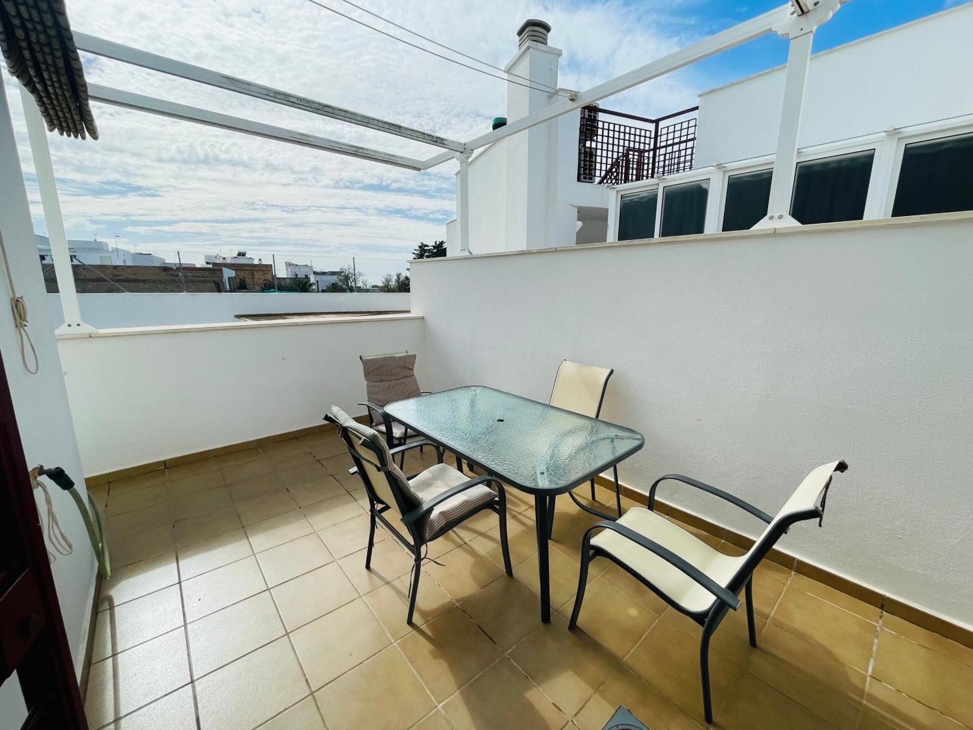Atico Premium Conil Con 2 Terrazas, Parking, Piscina, Aire Ac Y Wifi -Solo Familias Y Parejas- Apartment Conil De La Frontera Luaran gambar